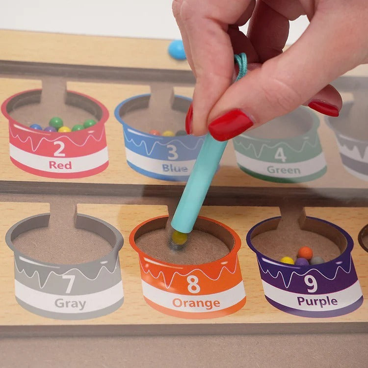 Montessori magnetische kleursorteerpuzzel Montessori & Speelgoed