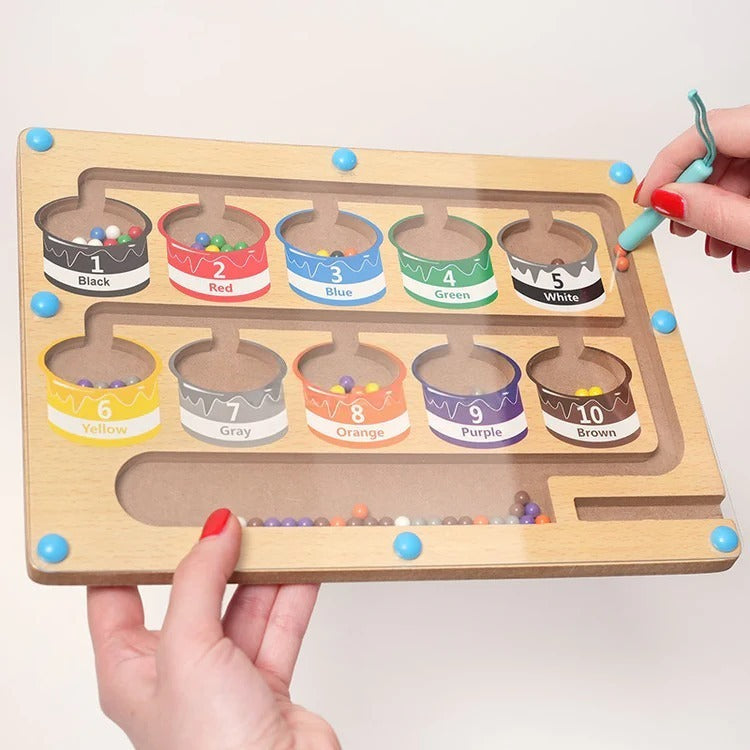 Montessori magnetische kleursorteerpuzzel Montessori & Speelgoed