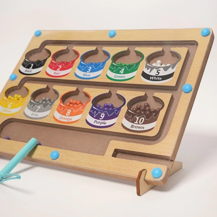 Montessori magnetische kleursorteerpuzzel Montessori & Speelgoed