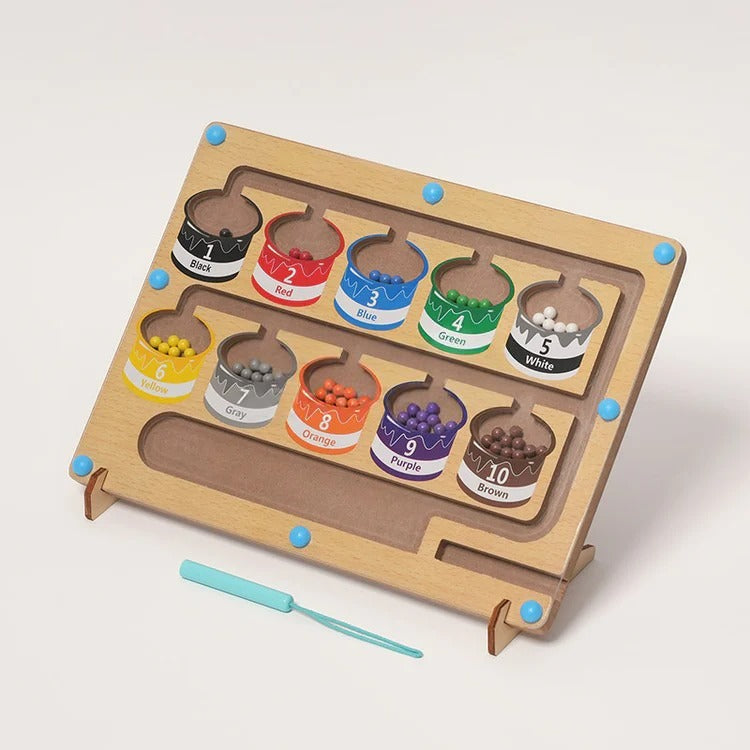 Montessori magnetische kleursorteerpuzzel Montessori & Speelgoed