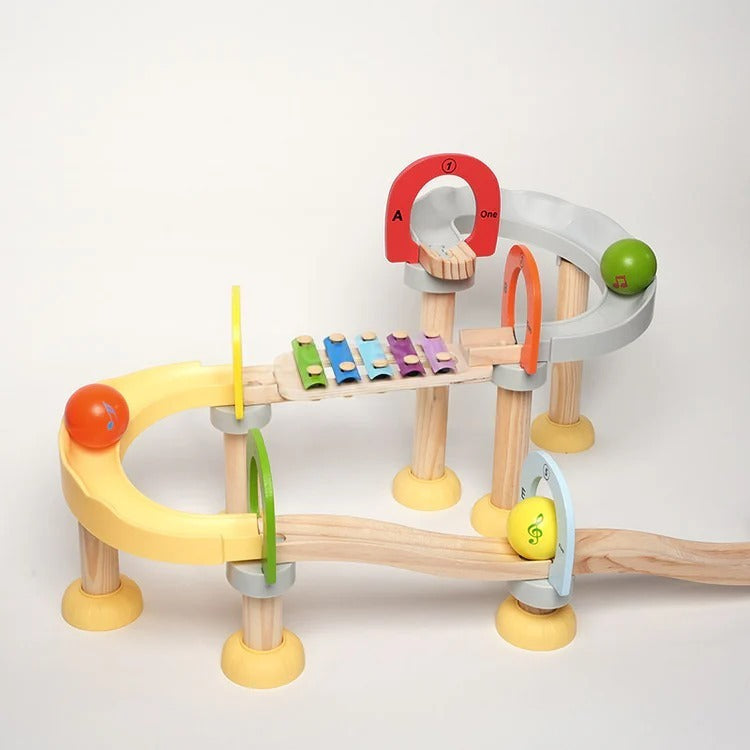 Montessori muzikale knikkerbaan Montessori & Speelgoed