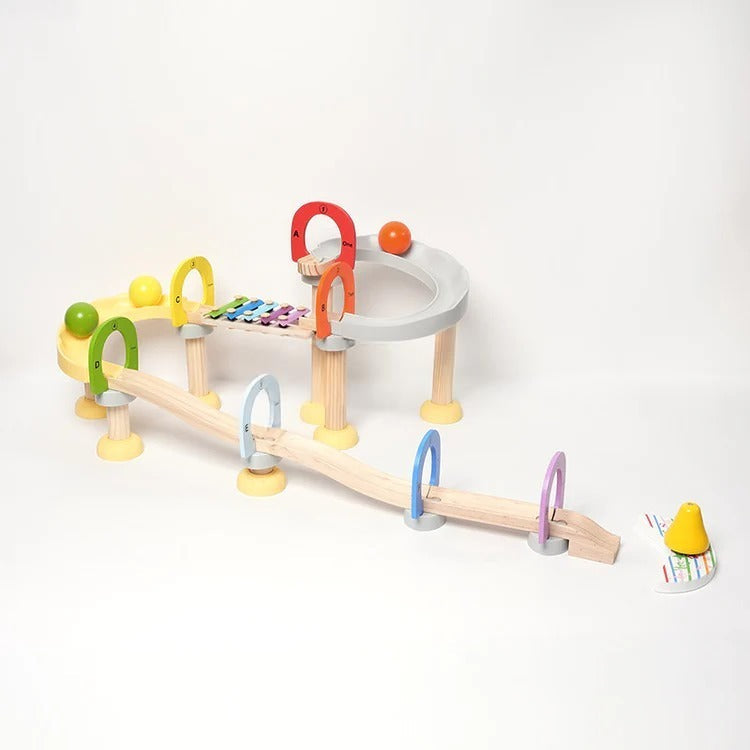 Montessori muzikale knikkerbaan Montessori & Speelgoed