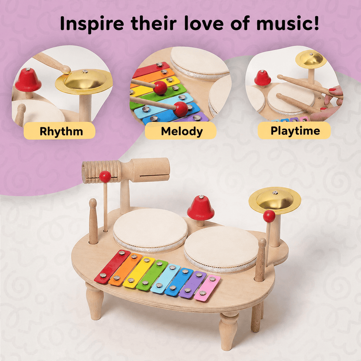 Montessori percussieset Montessori & Speelgoed
