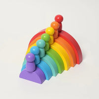 Montessori regenboog met figuurtjes Montessori & Speelgoed