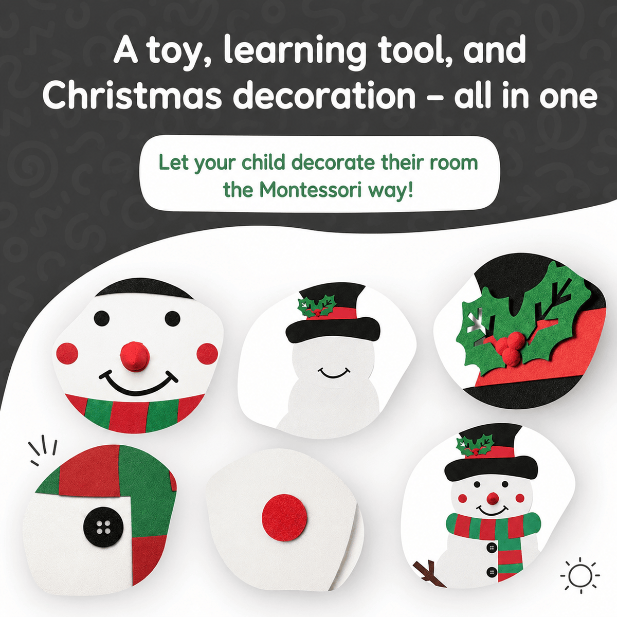 Montessori sneeuwpop Montessori & Speelgoed