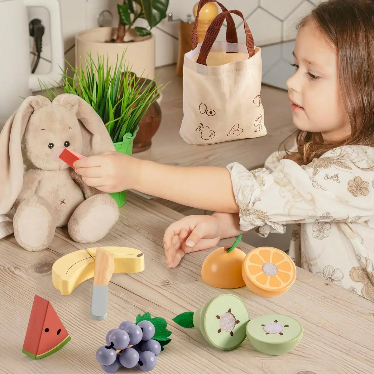 Montessori snijfruitset Montessori & Speelgoed