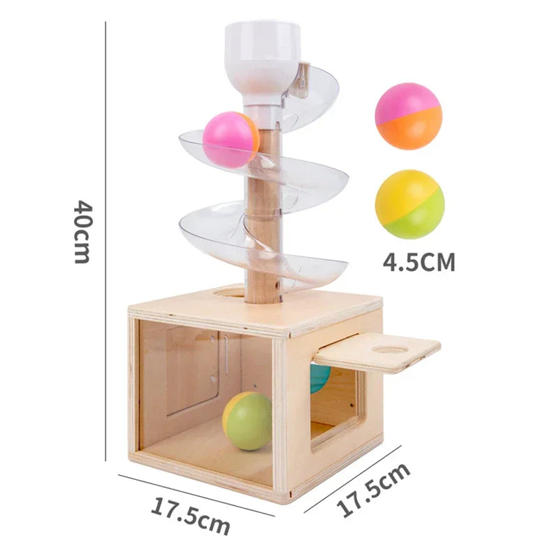 Montessori spiraal met kralen Montessori & Speelgoed
