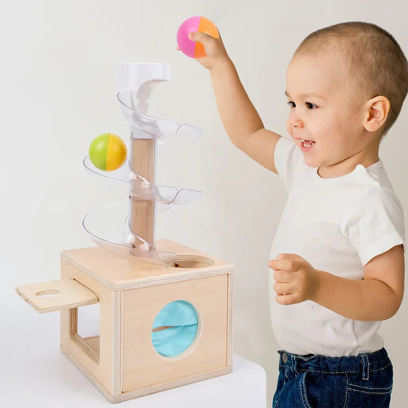 Montessori spiraal met kralen Montessori & Speelgoed