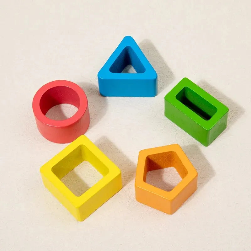 Montessori stapelbare piramides Montessori & Speelgoed