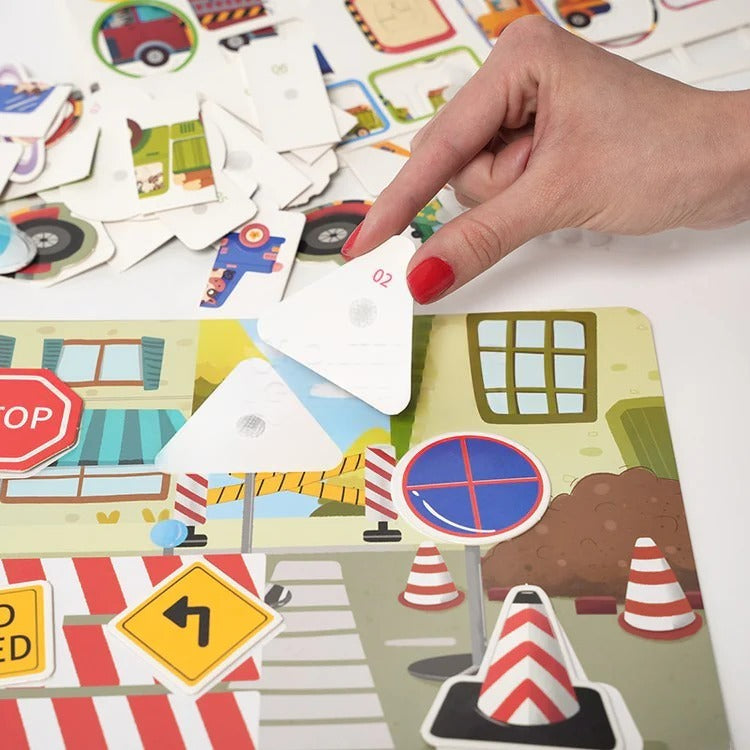 Montessori sticker-activiteitenboek Montessori & Speelgoed