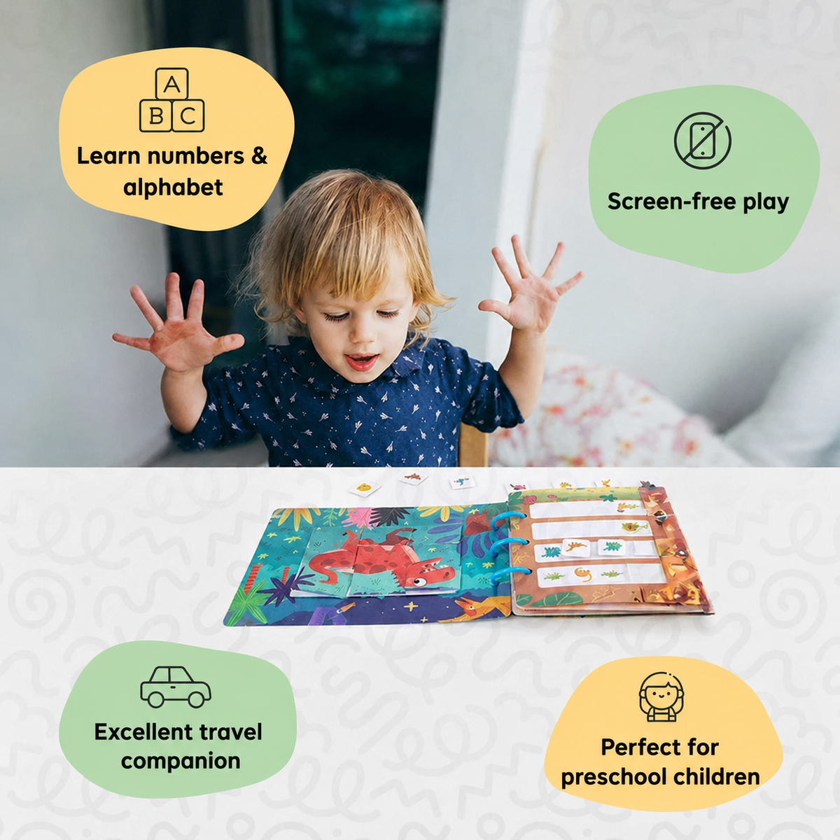 Montessori sticker-activiteitenboek Montessori & Speelgoed