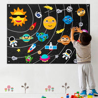 Montessori vilten leer-activiteitenbord Montessori & Speelgoed