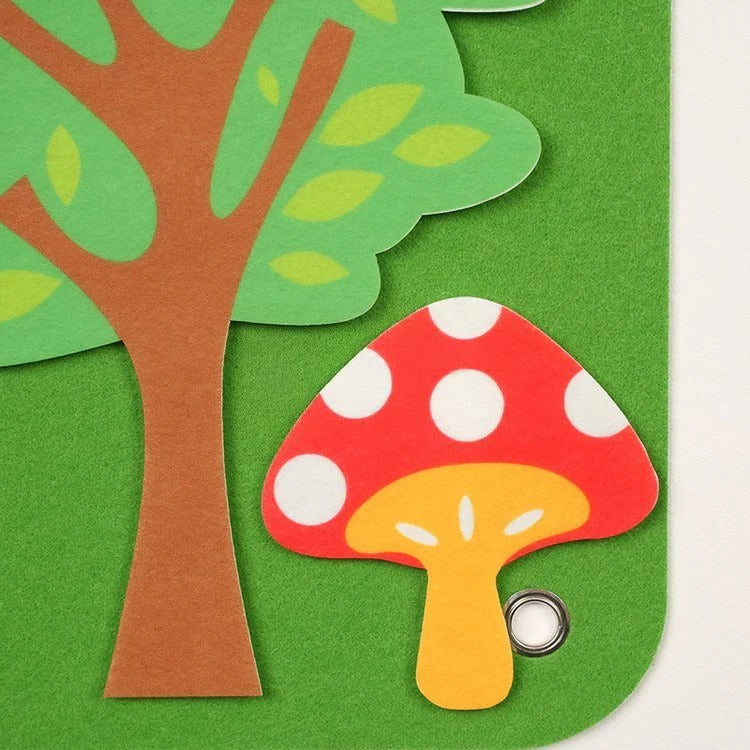 Montessori vilten leer-activiteitenbord Montessori & Speelgoed