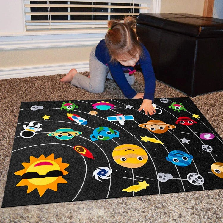 Montessori vilten leer-activiteitenbord Montessori & Speelgoed
