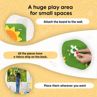 Montessori vilten leer-activiteitenbord Montessori & Speelgoed