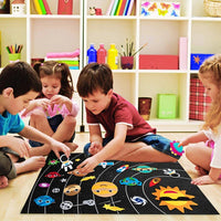 Montessori vilten leer-activiteitenbord Montessori & Speelgoed