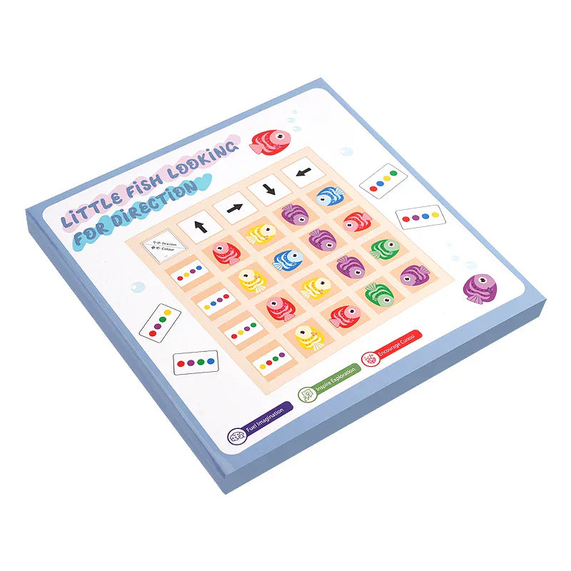 Montessori vis-kleurcoördinatiepuzzel Montessori & Speelgoed