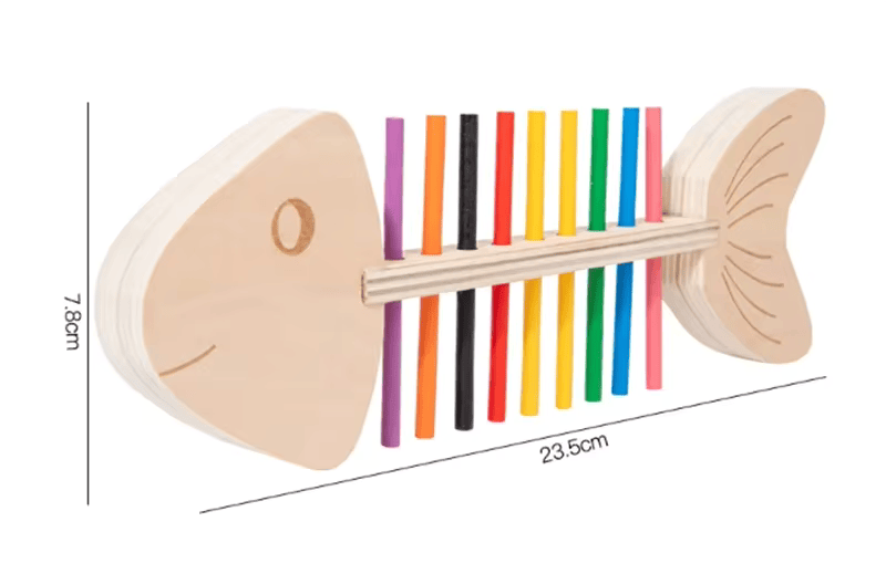 Montessori visgraat-koppelpuzzel Montessori & Speelgoed