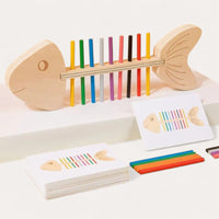 Montessori visgraat-koppelpuzzel Montessori & Speelgoed