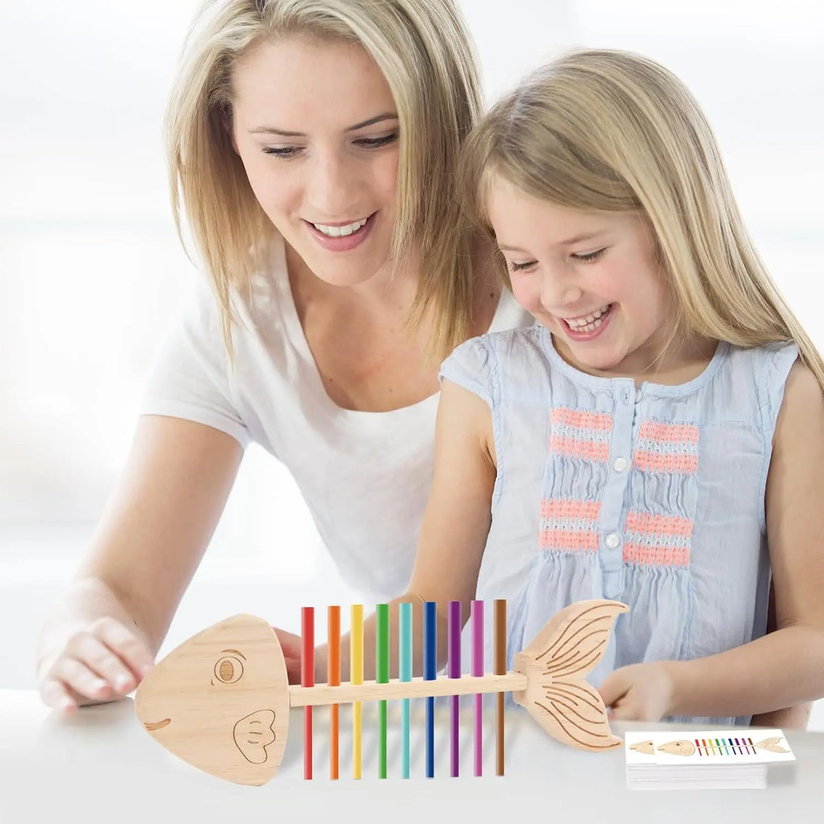 Montessori visgraat-koppelpuzzel Montessori & Speelgoed
