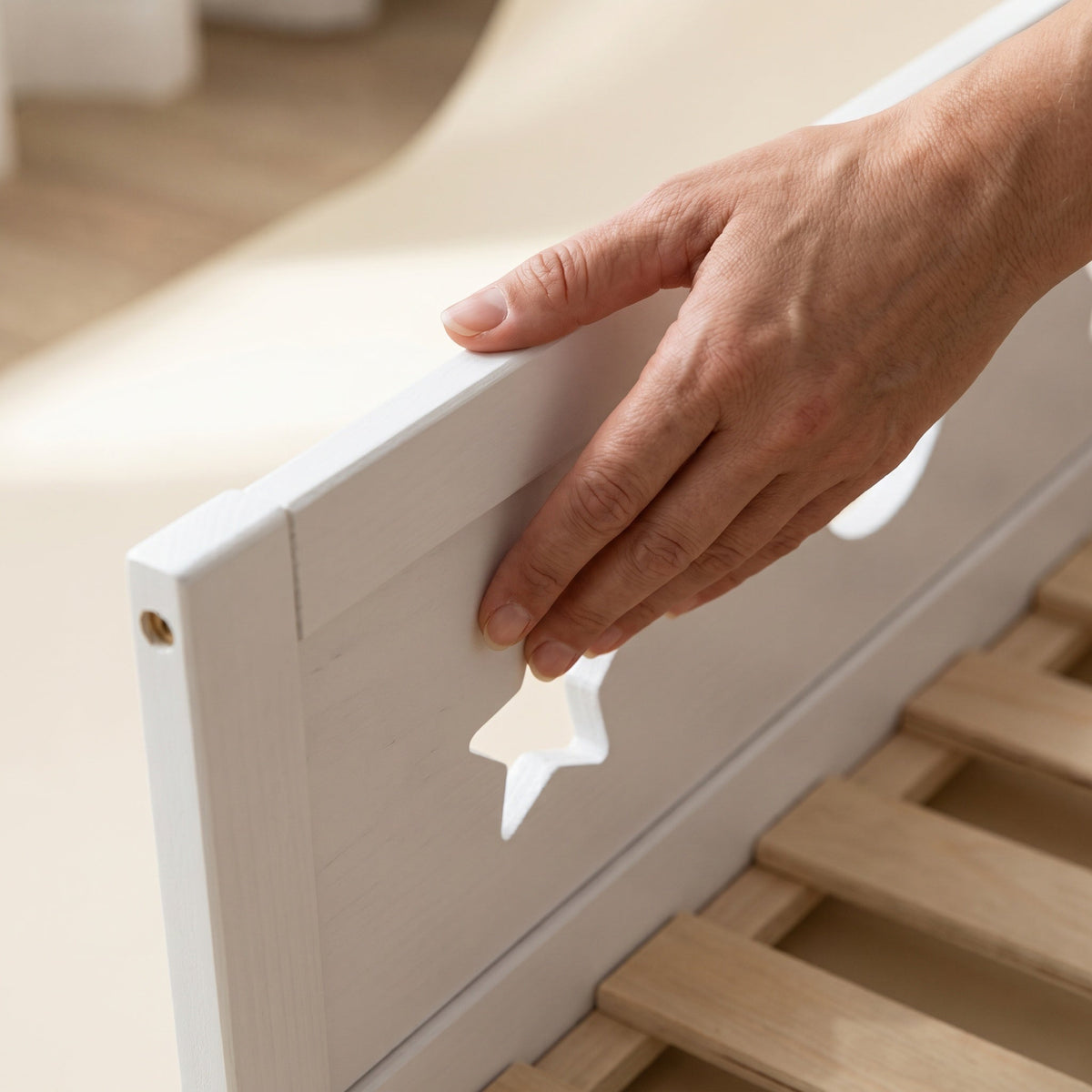 Montessori vloerbed maan en sterren Montessori & Speelgoed