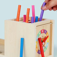Montessori vormen- en kleurendoos met ballen Montessori & Speelgoed