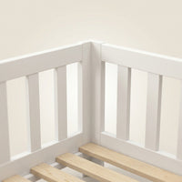 Montessori wit massief houten vloerbed Montessori & Speelgoed