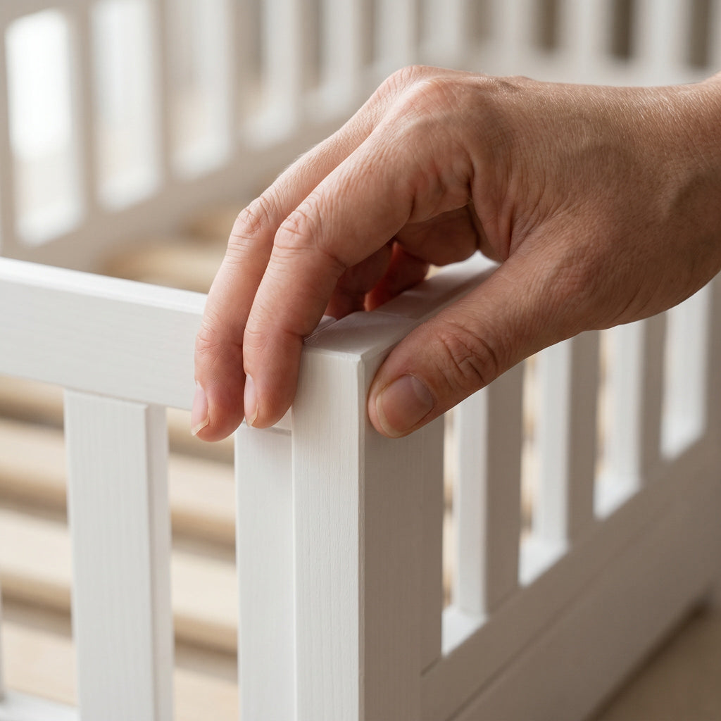 Montessori wit massief houten vloerbed Montessori & Speelgoed