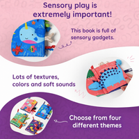 Montessori zacht boek voor baby's Montessori & Speelgoed